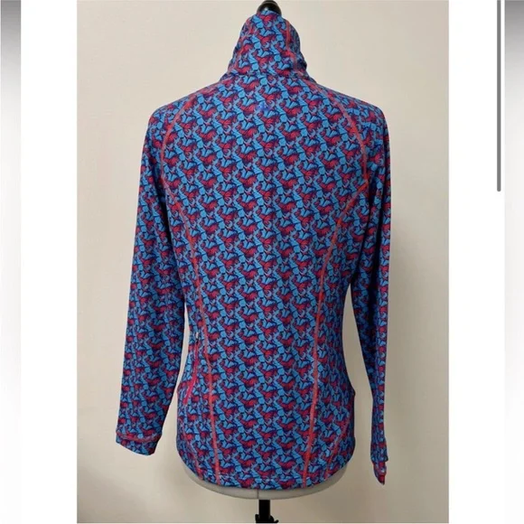 Peter Millar Sz S Butterfly Zip Up Athletic Jacket EUC - Picture 3 of 9